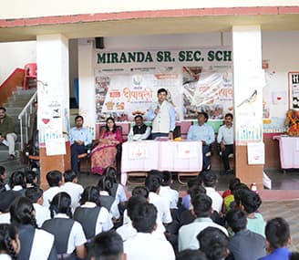 Health talk at Miranda School